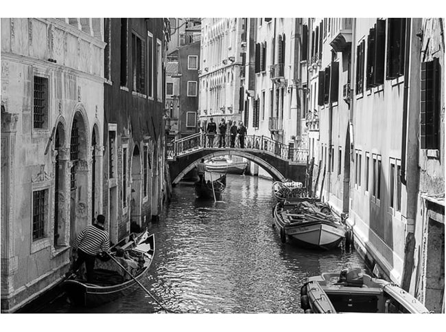 A channel in Venice (art printing limited to 9 copies)